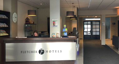 Receptie van Fletcher Hotel-Restaurant Waalwijk